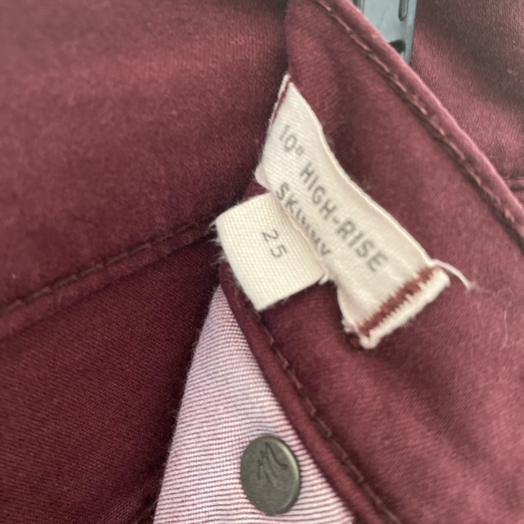 Madewell 10 inch high rise skinny 25 inch - Picture 6 of 9